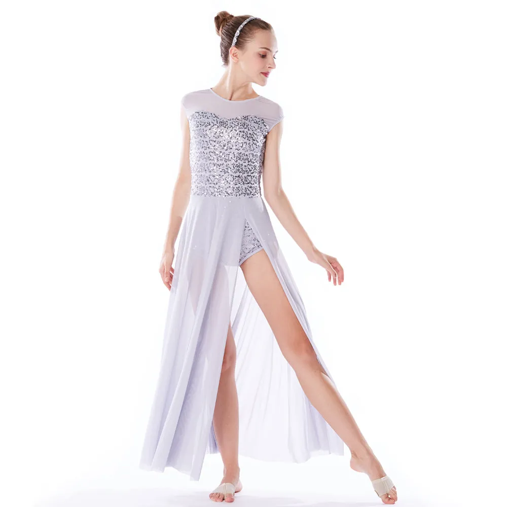 Elegant Sequin Lyrical Dress