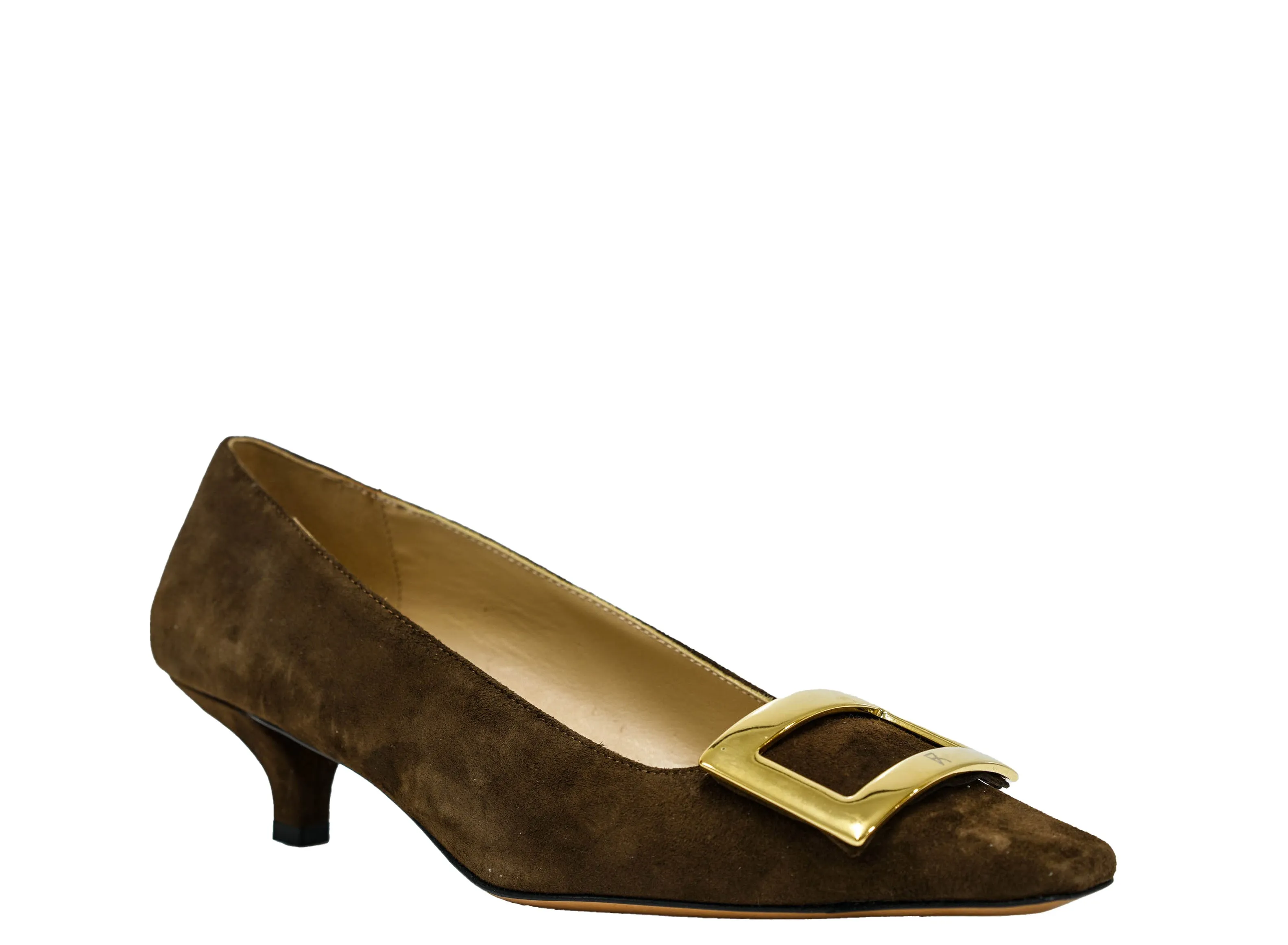 Fabio Rusconi Women’s Brown Suede Buckle Shoe I-2421 - IMPERIA 30%OFF