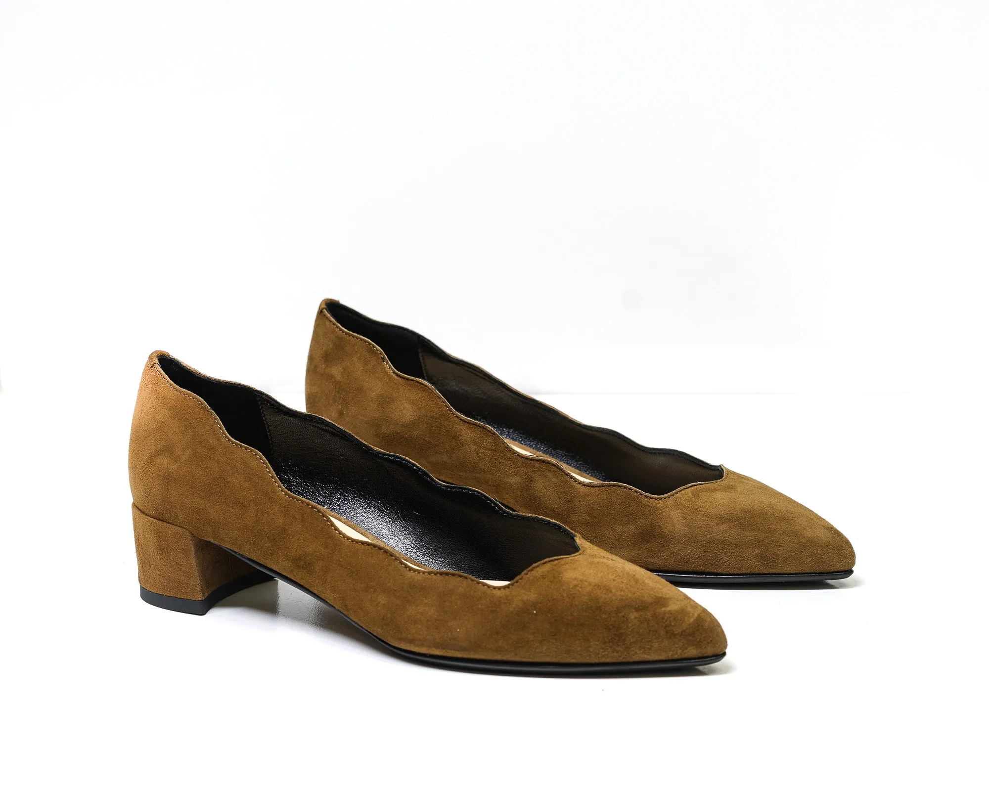 Fabio Rusconi Women's Brown Suede Shoe F4080