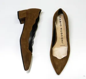 Fabio Rusconi Women's Brown Suede Shoe F4080