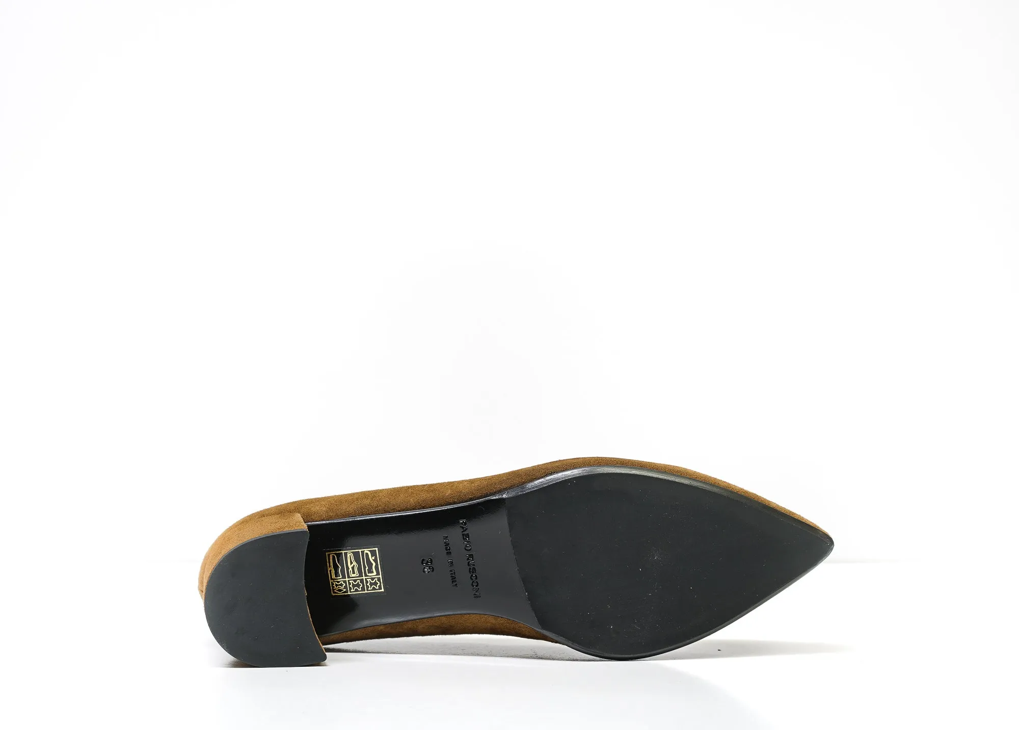 Fabio Rusconi Women's Brown Suede Shoe F4080