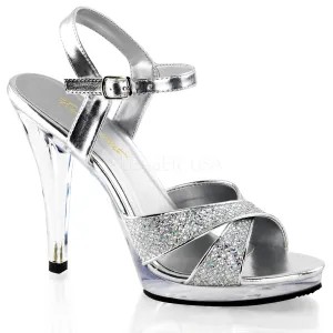 FLAIR-419(G)  Silver Multi Glitter/Clear
