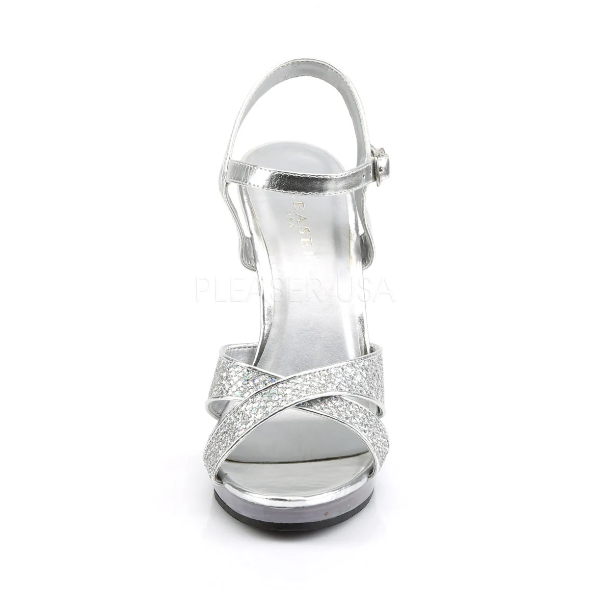 FLAIR-419(G)  Silver Multi Glitter/Clear