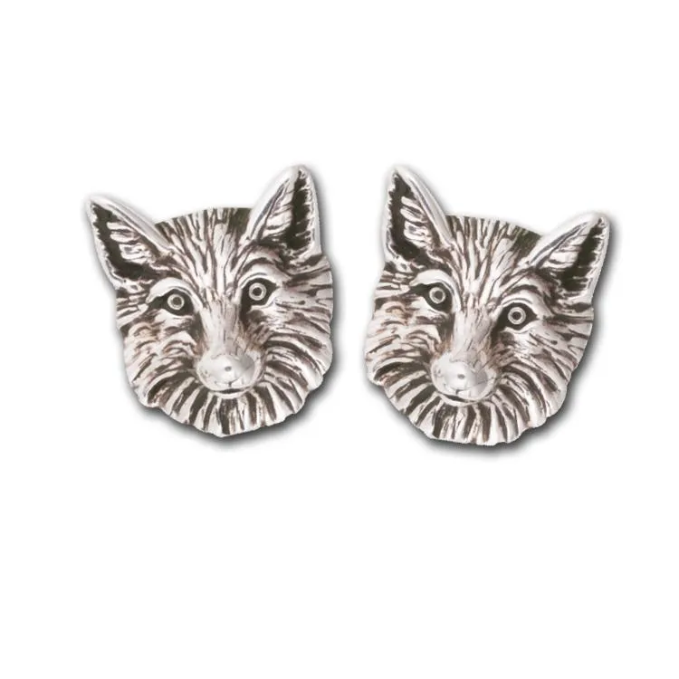 Fox Sterling Silver Mini Post Earrings by Jane Heart