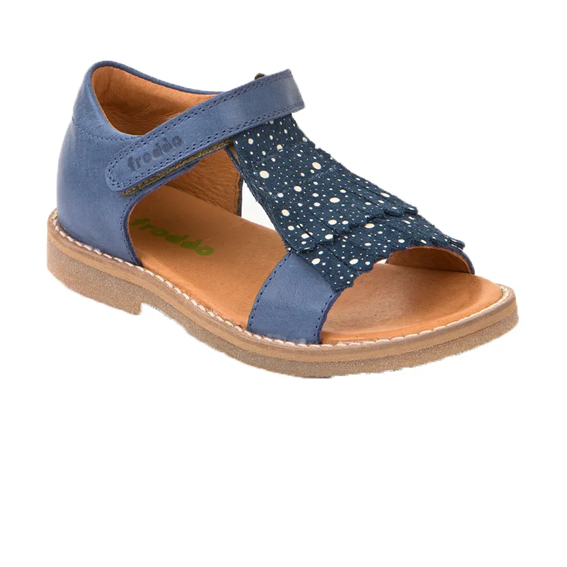 Froddo  Leather Open Toe Sandals in Denim