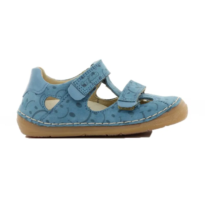 Froddo Suede Closed Toe Sandal In Denim
