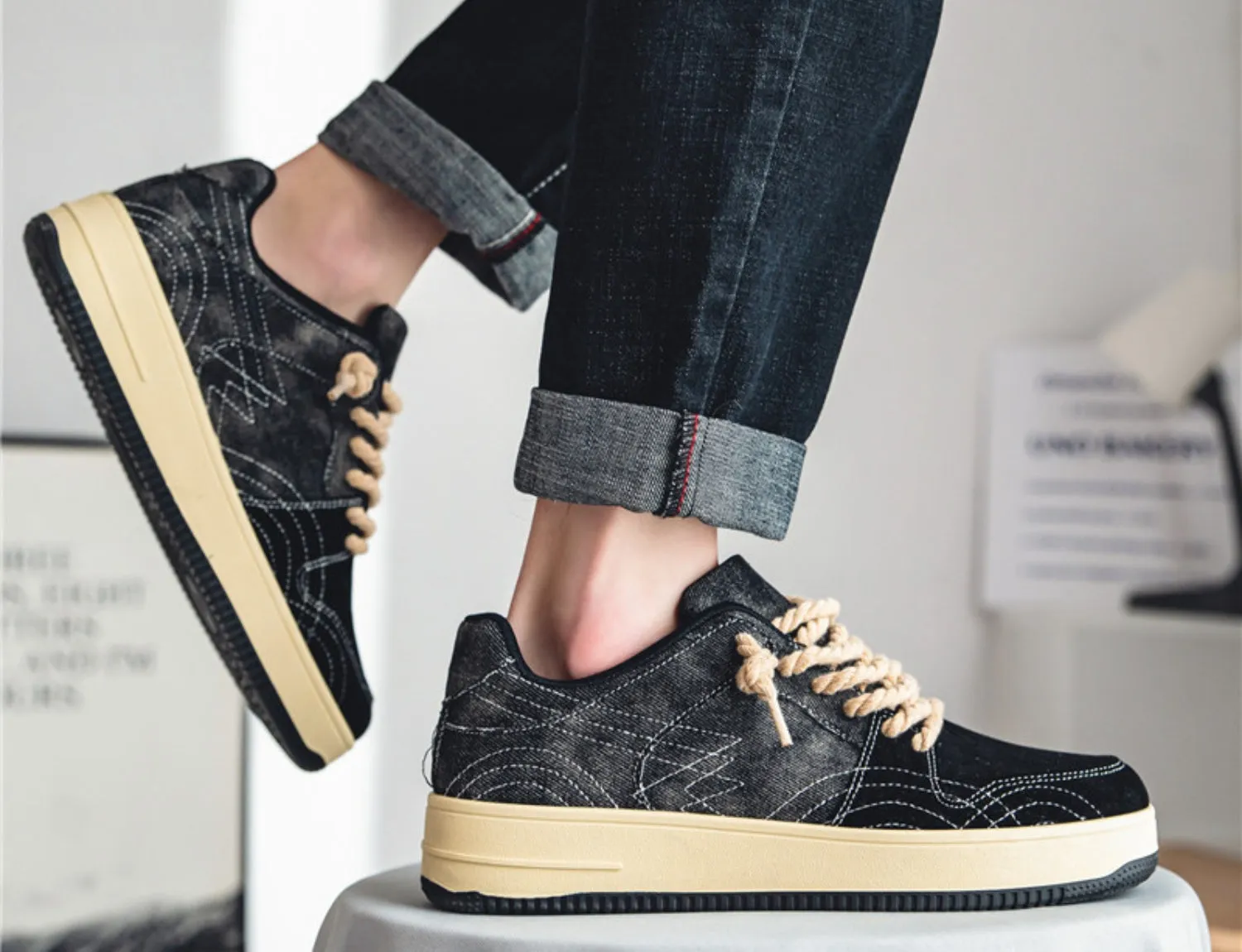 FSW® Canva Vintage Shoes