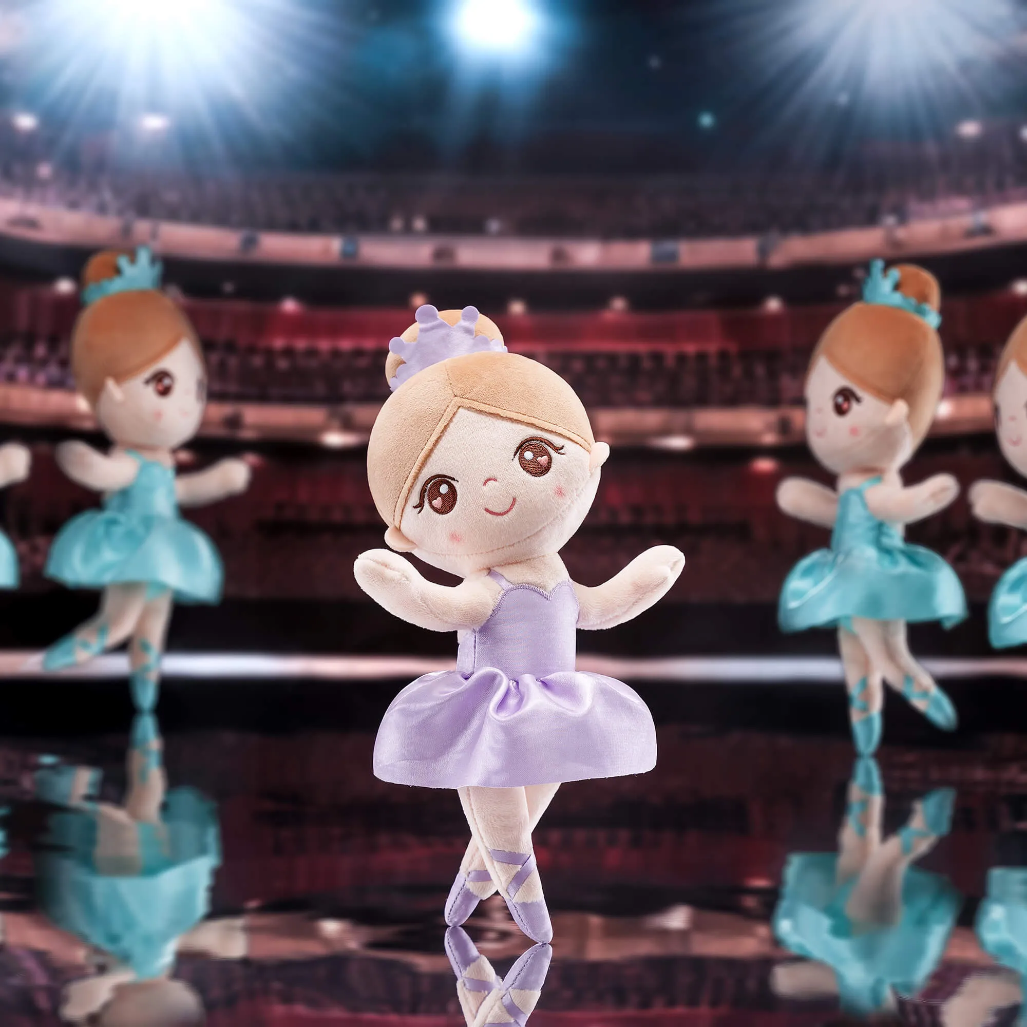 Gloveleya 13-inch Personalized Glass Ballet Girl Dolls Series New