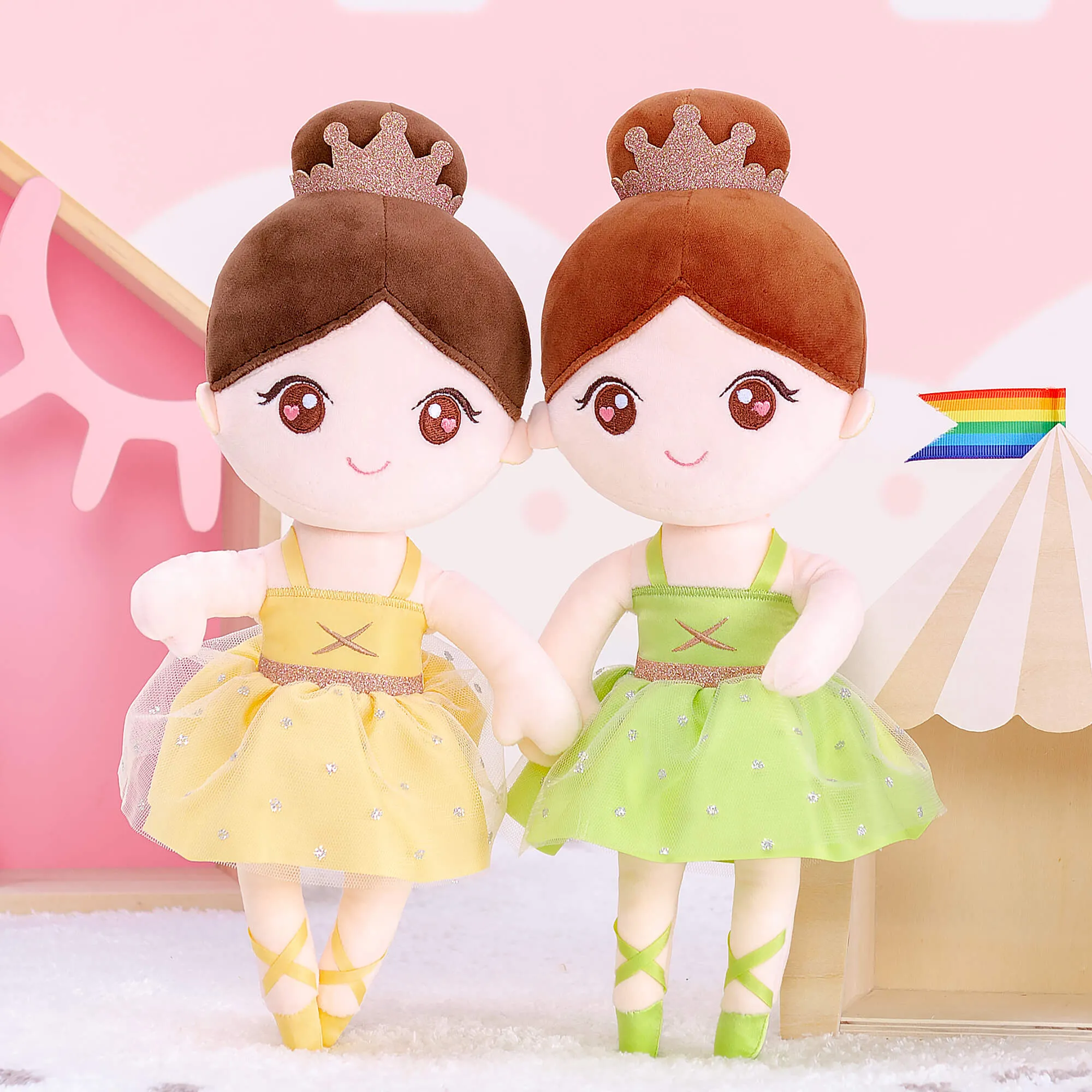 Gloveleya 13-inch Plush Dolls Ballerina Girl Toys Ballet Dream