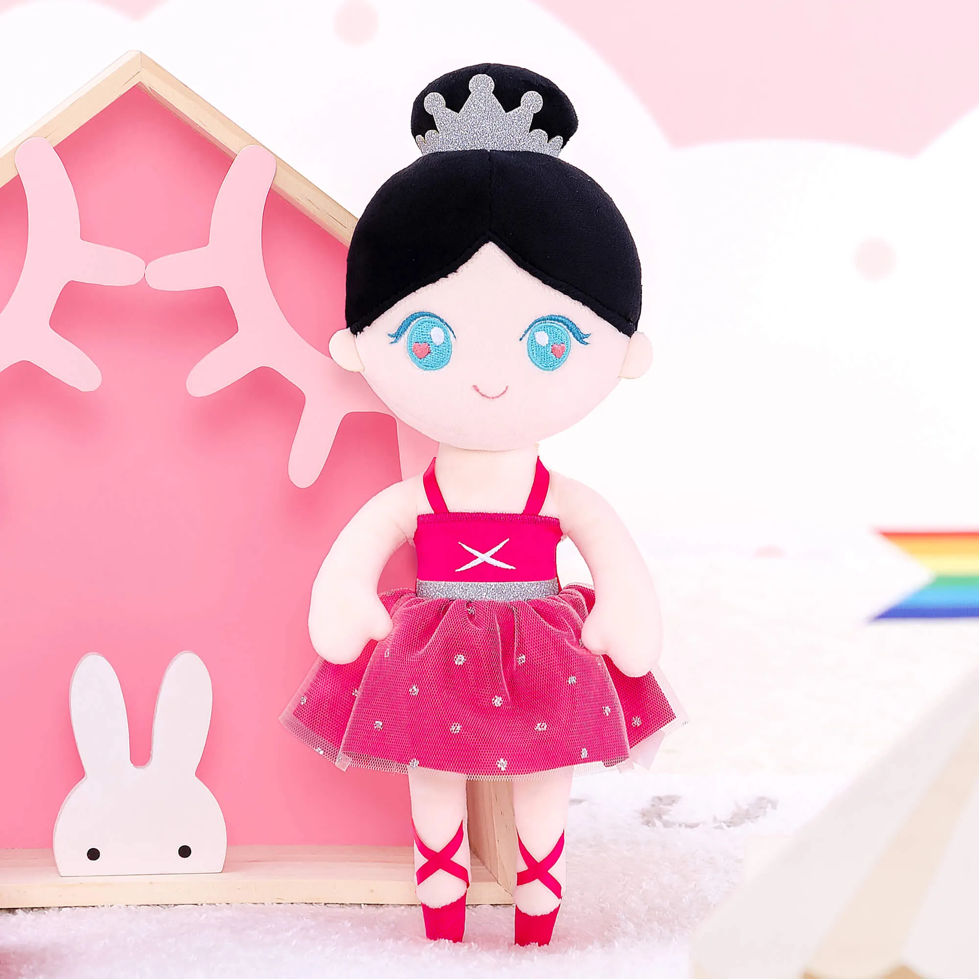 Gloveleya 13-inch Plush Dolls Ballerina Girl Toys Ballet Dream