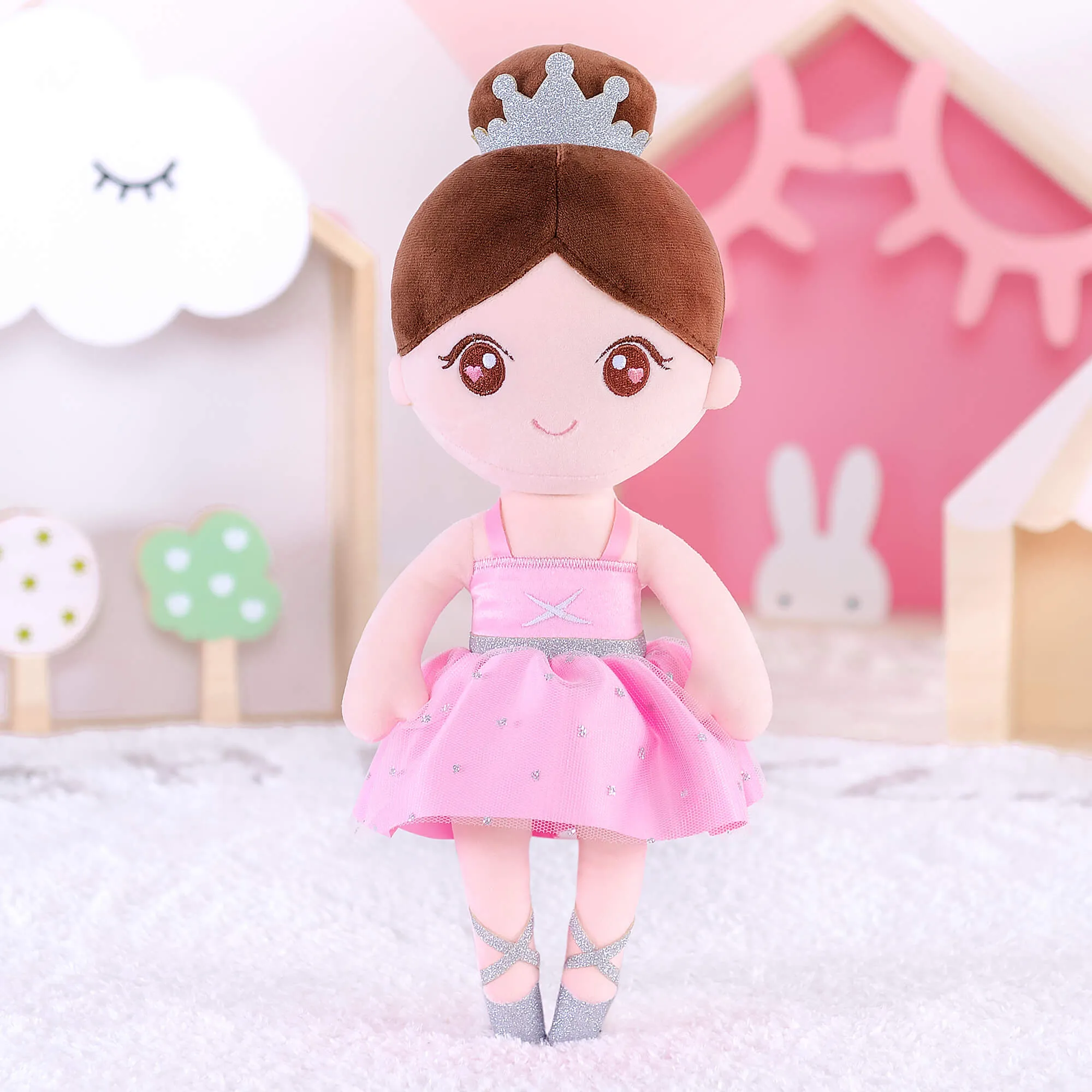 Gloveleya 13-inch Plush Dolls Ballerina Girl Toys Ballet Dream