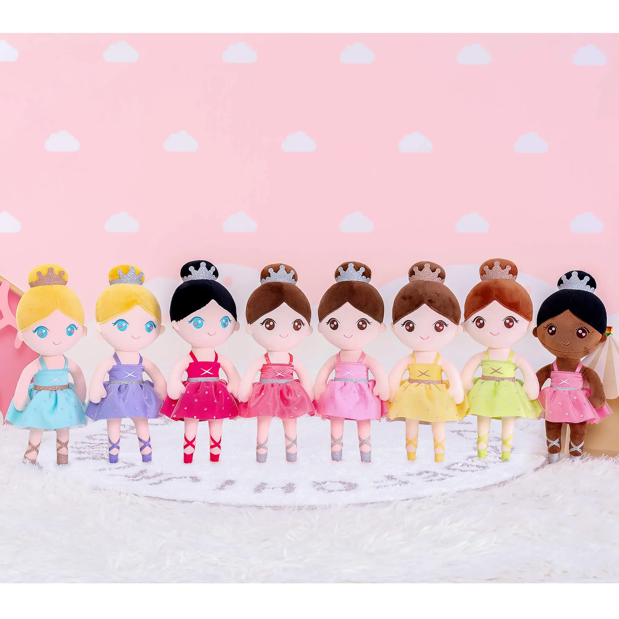Gloveleya 13-inch Plush Dolls Ballerina Girl Toys Ballet Dream