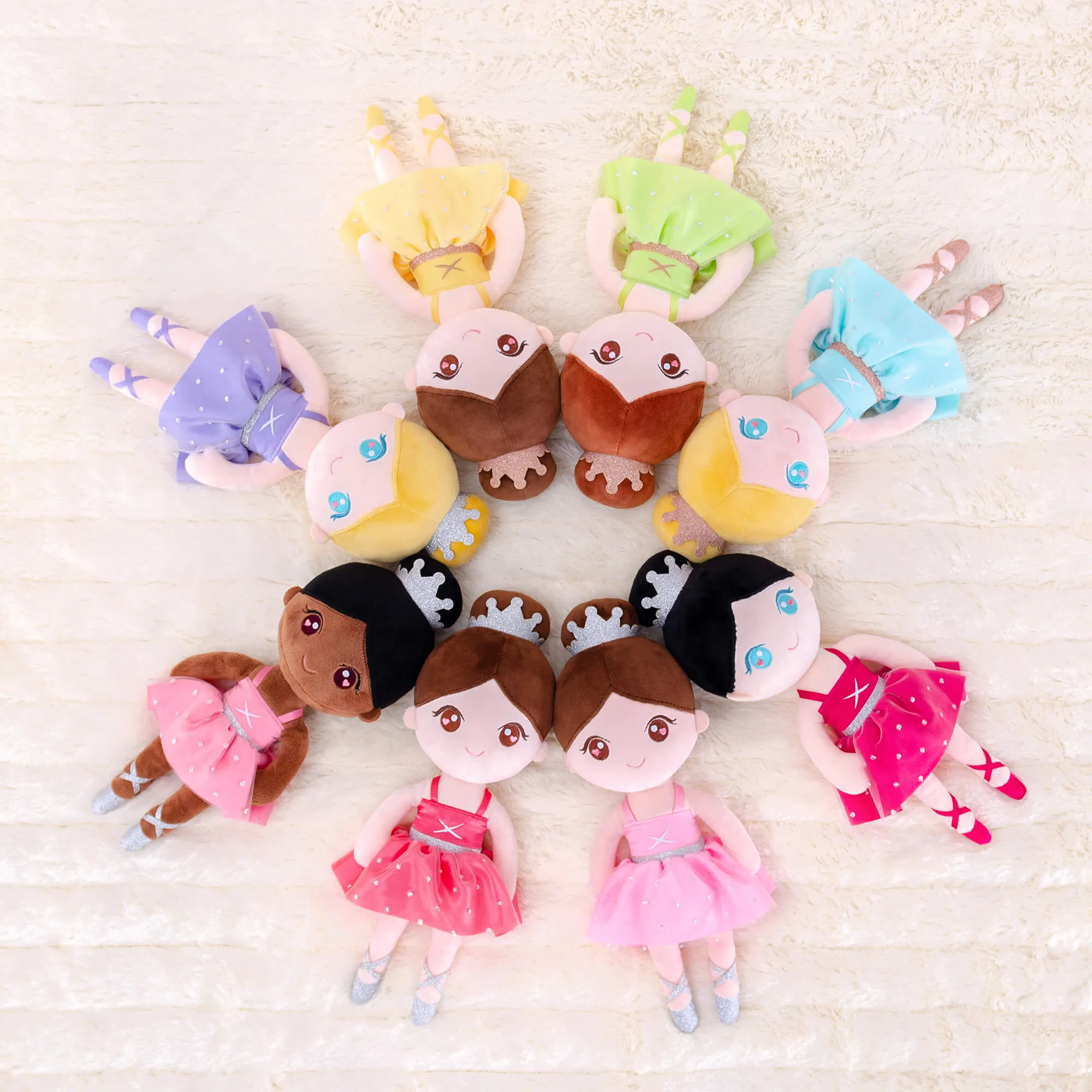 Gloveleya 13-inch Plush Dolls Ballerina Girl Toys Ballet Dream