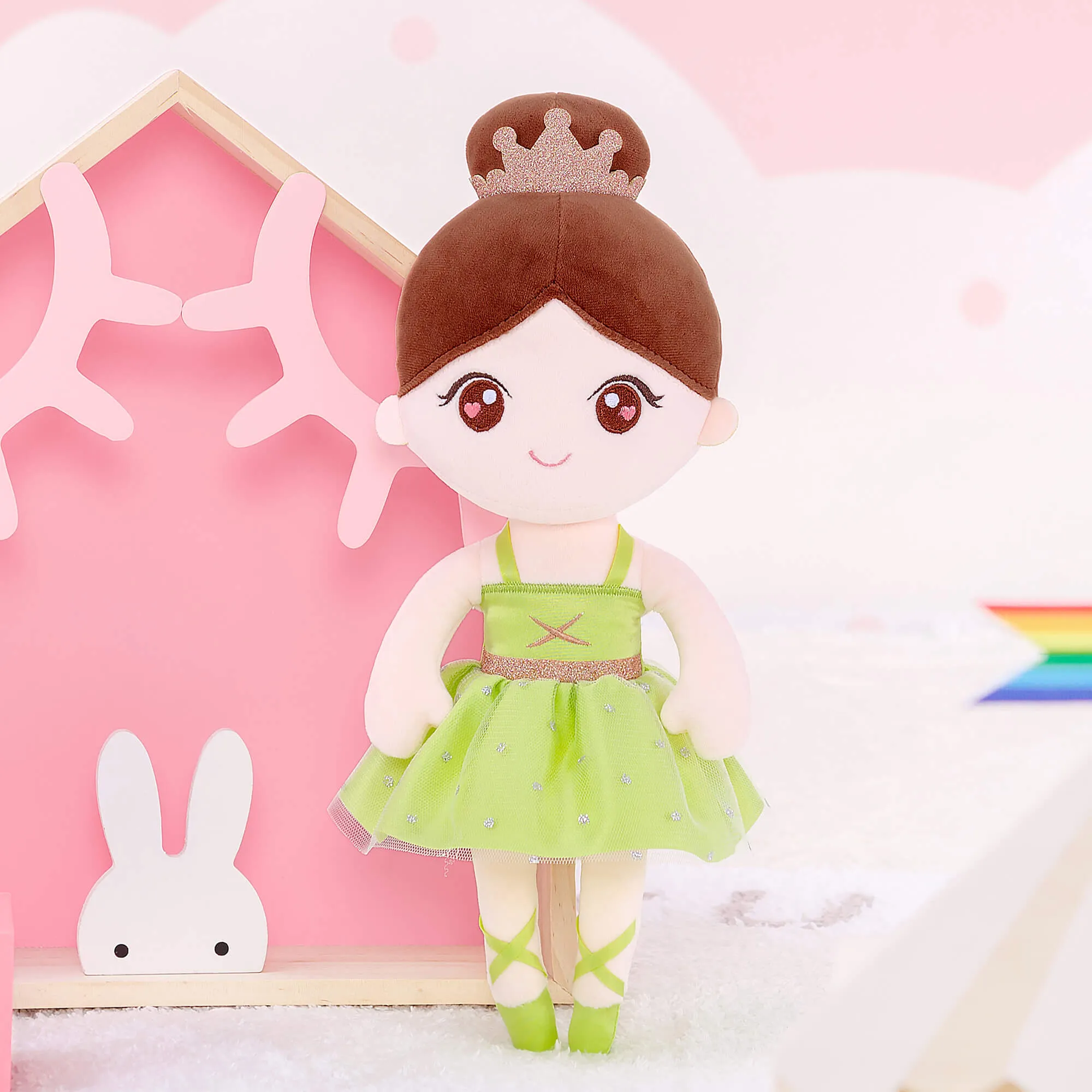 Gloveleya 13-inch Plush Dolls Ballerina Girl Toys Ballet Dream