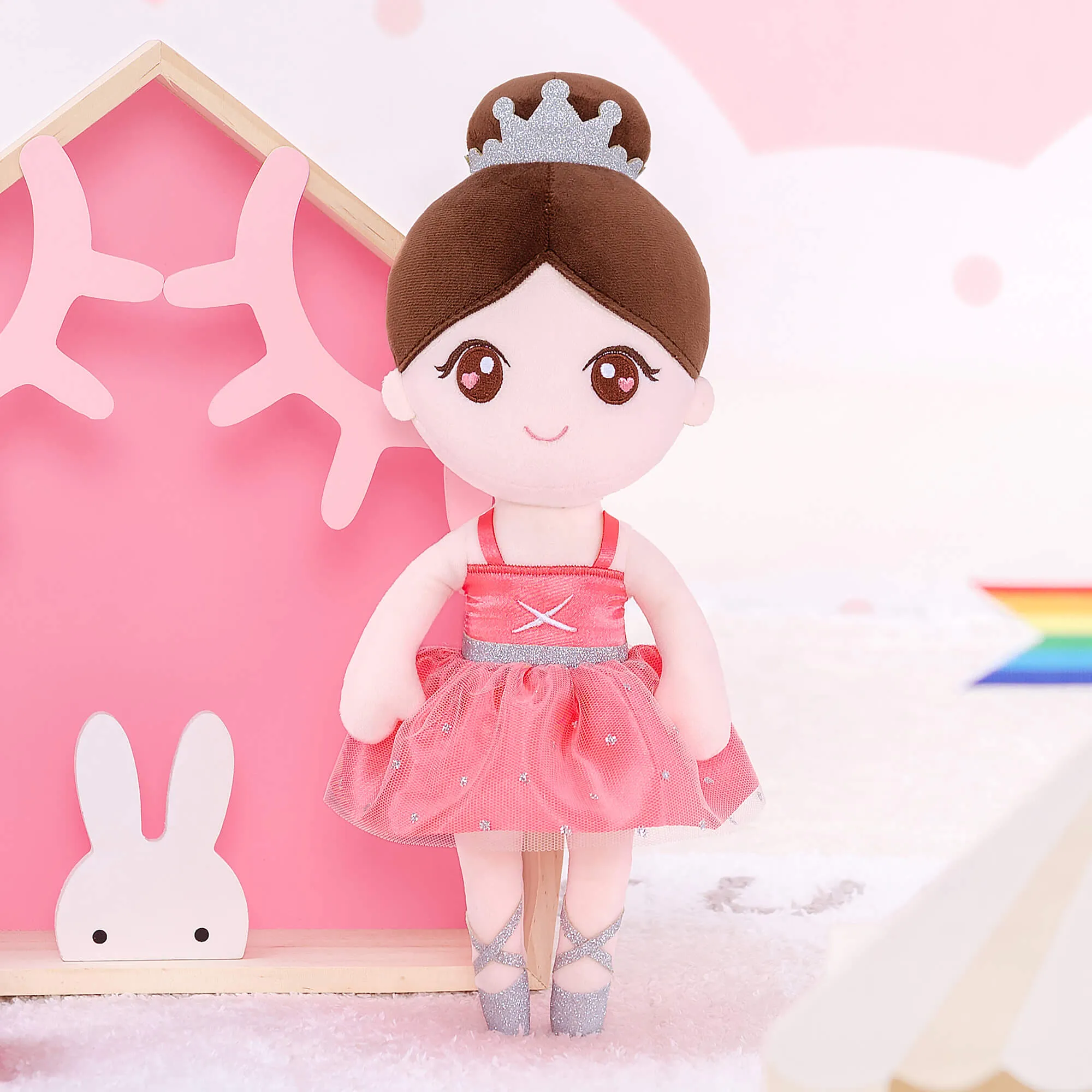 Gloveleya 13-inch Plush Dolls Ballerina Girl Toys Ballet Dream