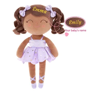 Gloveleya 14-inch Plush Dolls Curly Ballerina Dolls Ballet Dream
