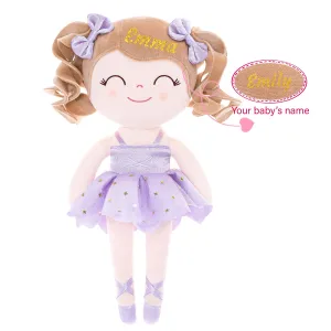 Gloveleya 14-inch Plush Dolls Curly Ballerina Series Ballet Dream