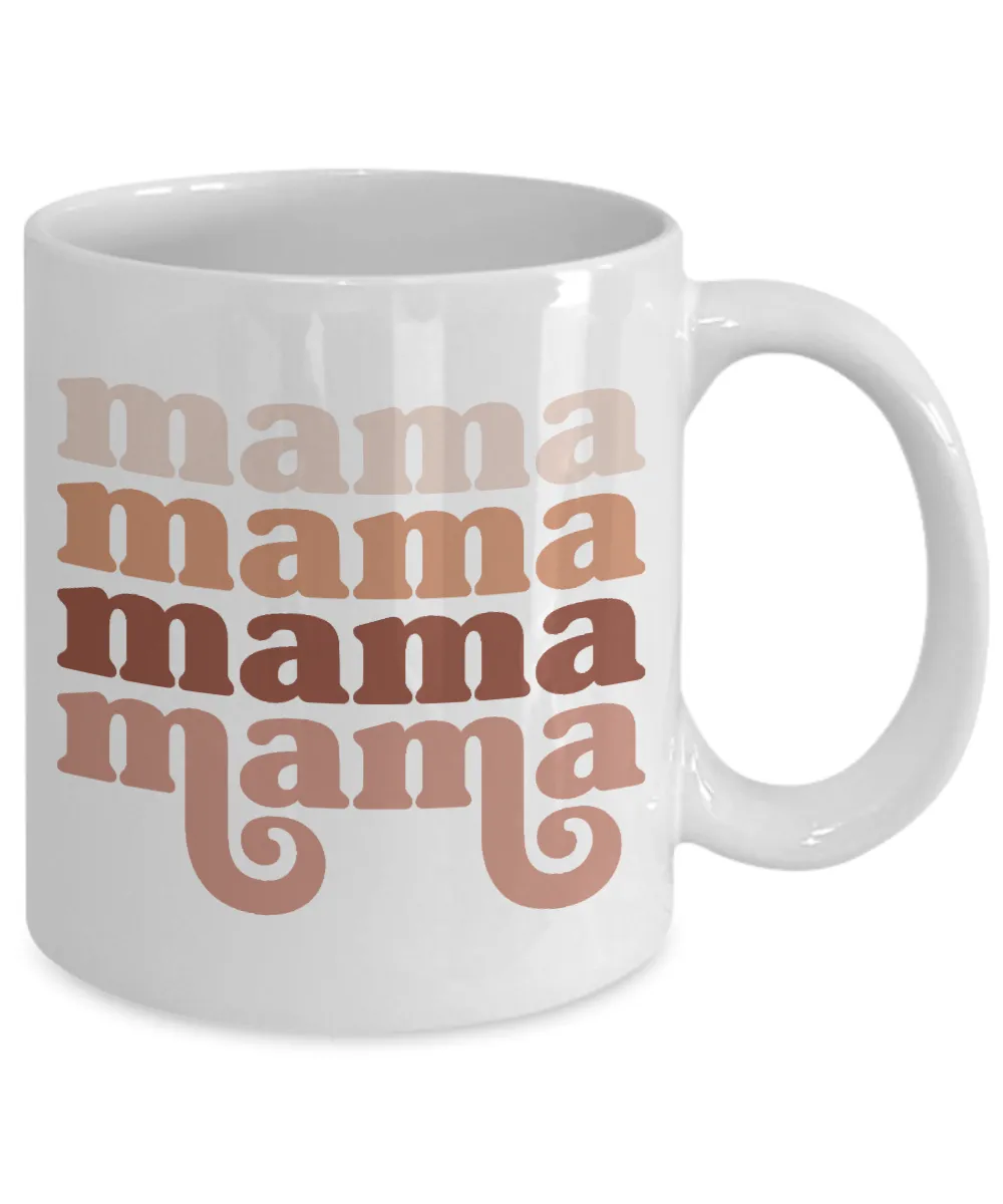 Groovy Mama Retro Mug Mother's Day Coffee Cup Gift for Mom
