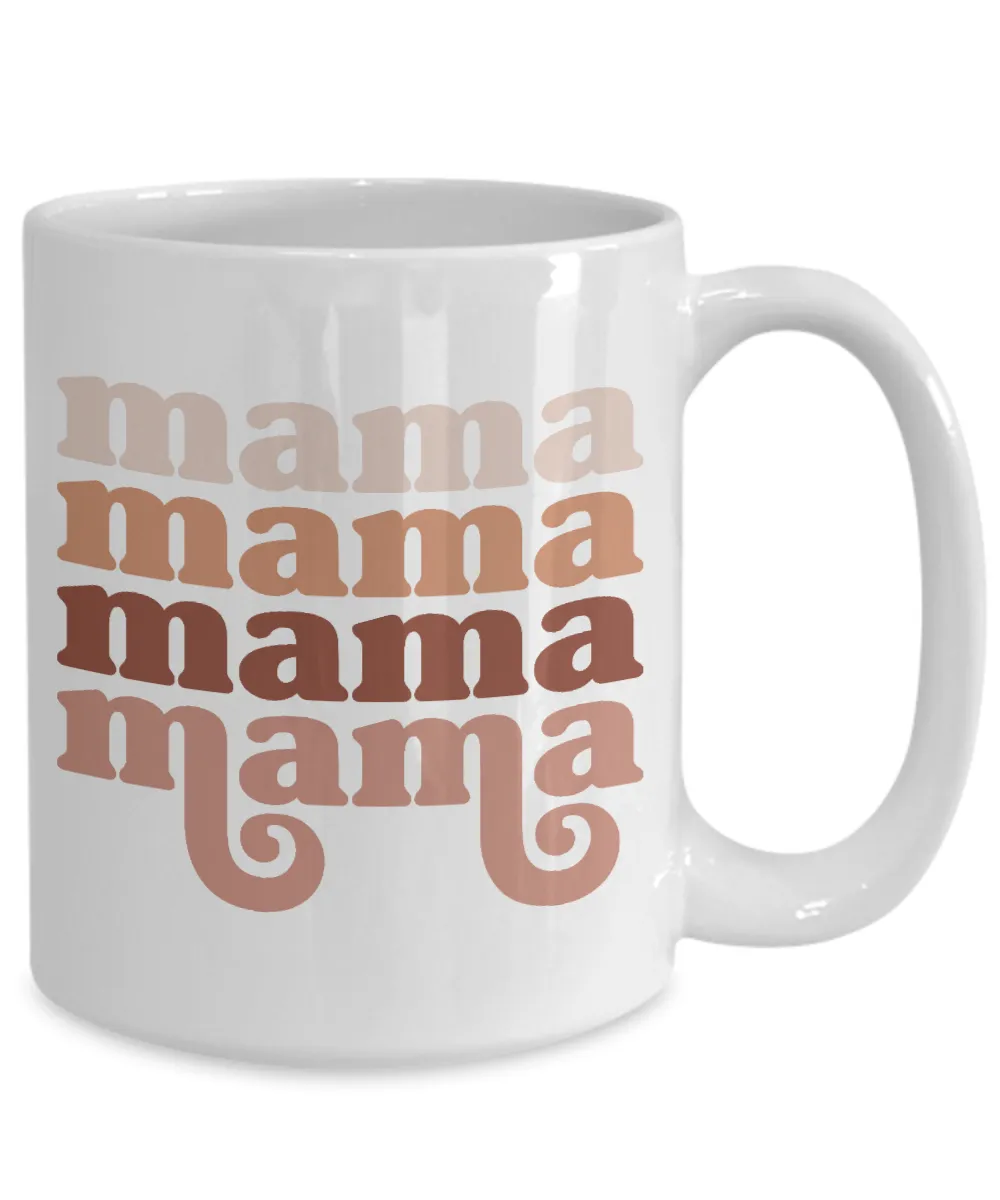 Groovy Mama Retro Mug Mother's Day Coffee Cup Gift for Mom