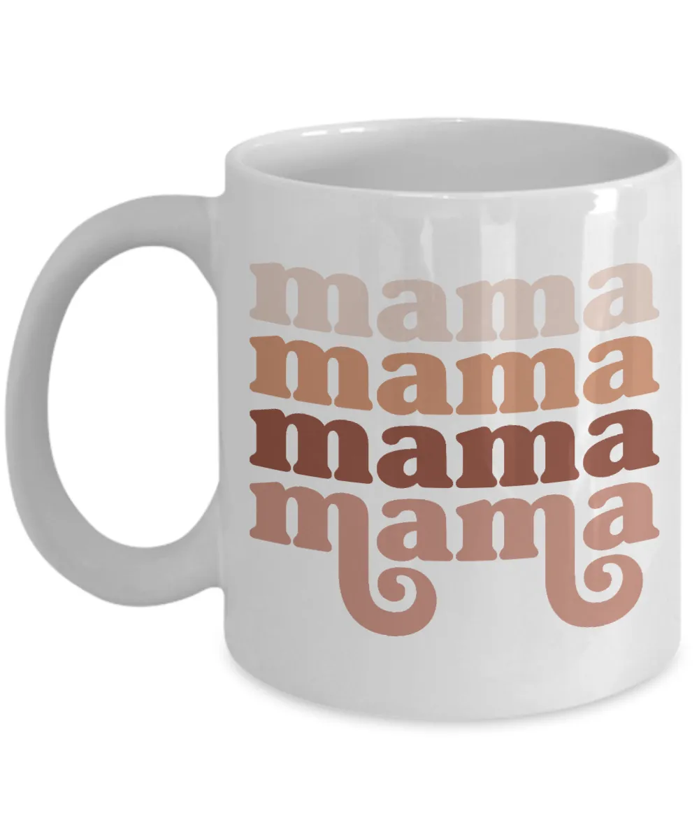 Groovy Mama Retro Mug Mother's Day Coffee Cup Gift for Mom