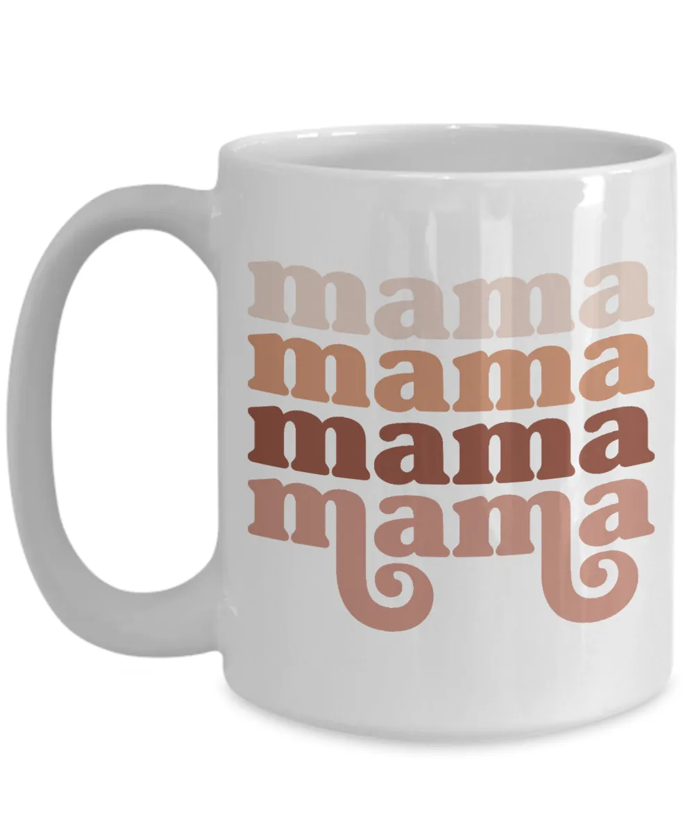 Groovy Mama Retro Mug Mother's Day Coffee Cup Gift for Mom