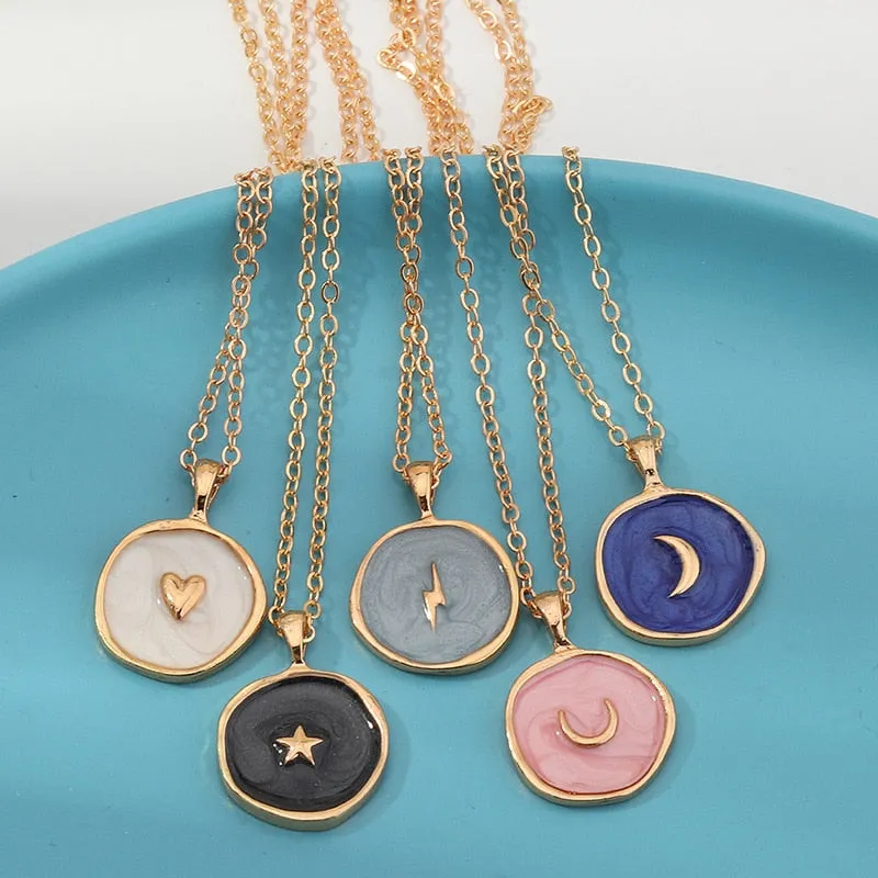 Handcrafted Oil Pendant Necklaces
