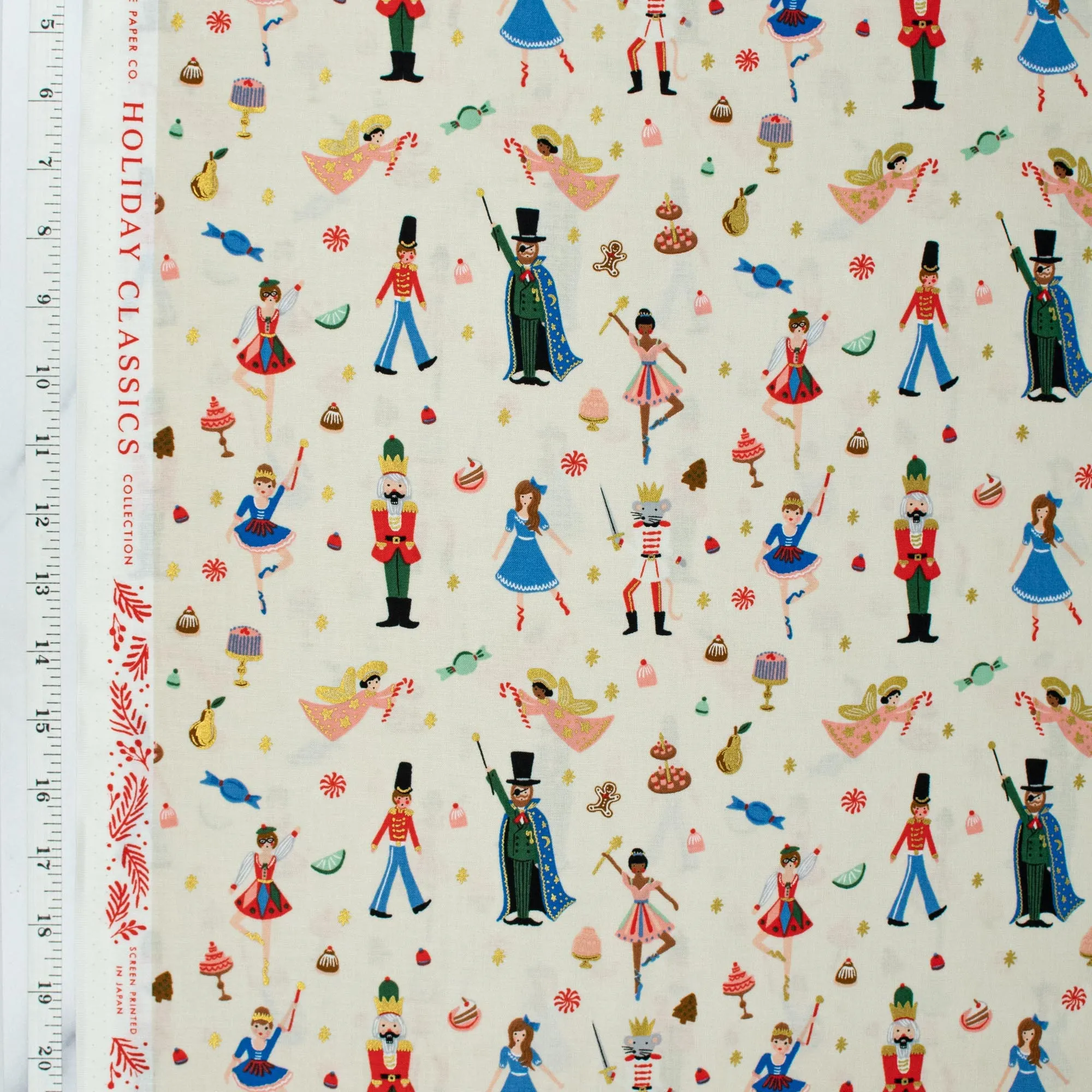 Holiday Classics by Rifle Paper Co. - Land of Sweets - Cream Metallic