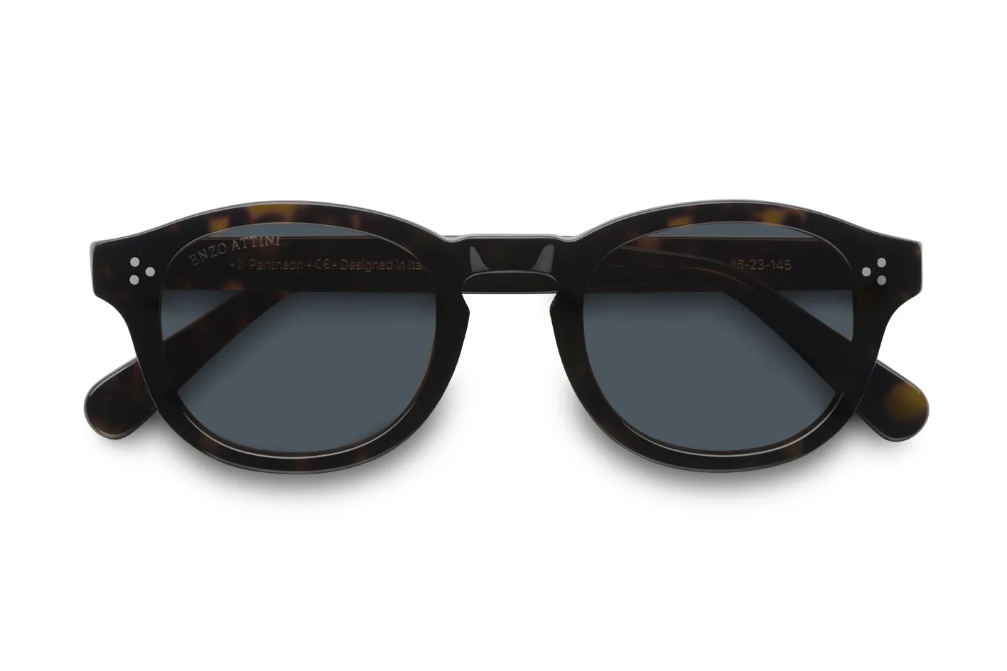 il Pantheon / Dark Tortoise Red   Black Lens.