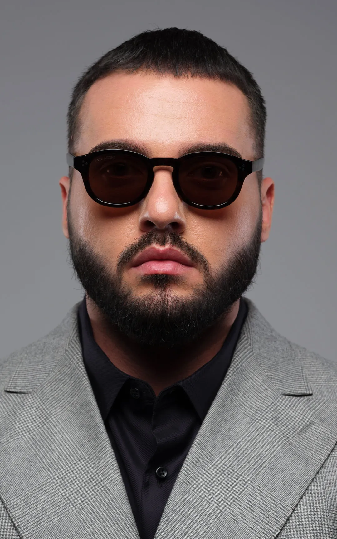 il Pantheon / Tortoise Red   Dark Brown Lens