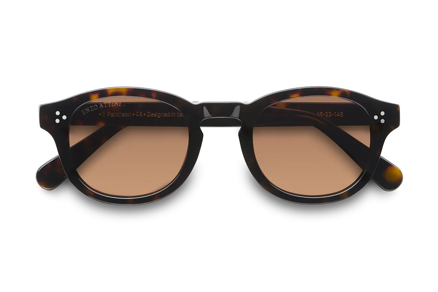 il Pantheon / Tortoise Red   Dark Brown Lens
