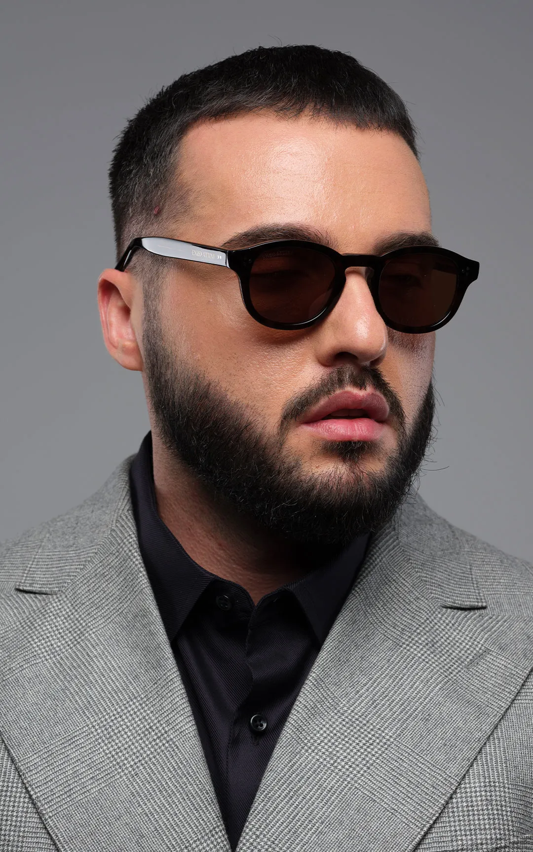 il Pantheon / Tortoise Red   Dark Brown Lens