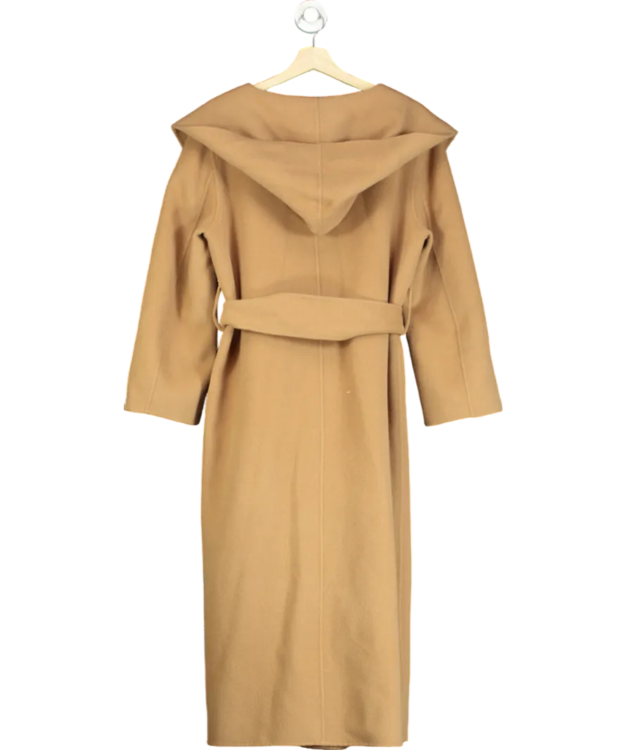 JANE & TASH Beige Belted Coat With Hood UK S