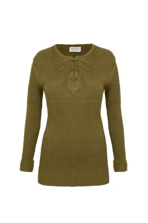 Jane Safari Top in Forest