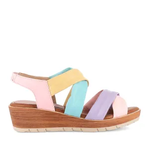 JERRIE - PASTEL MULTI LEATHER