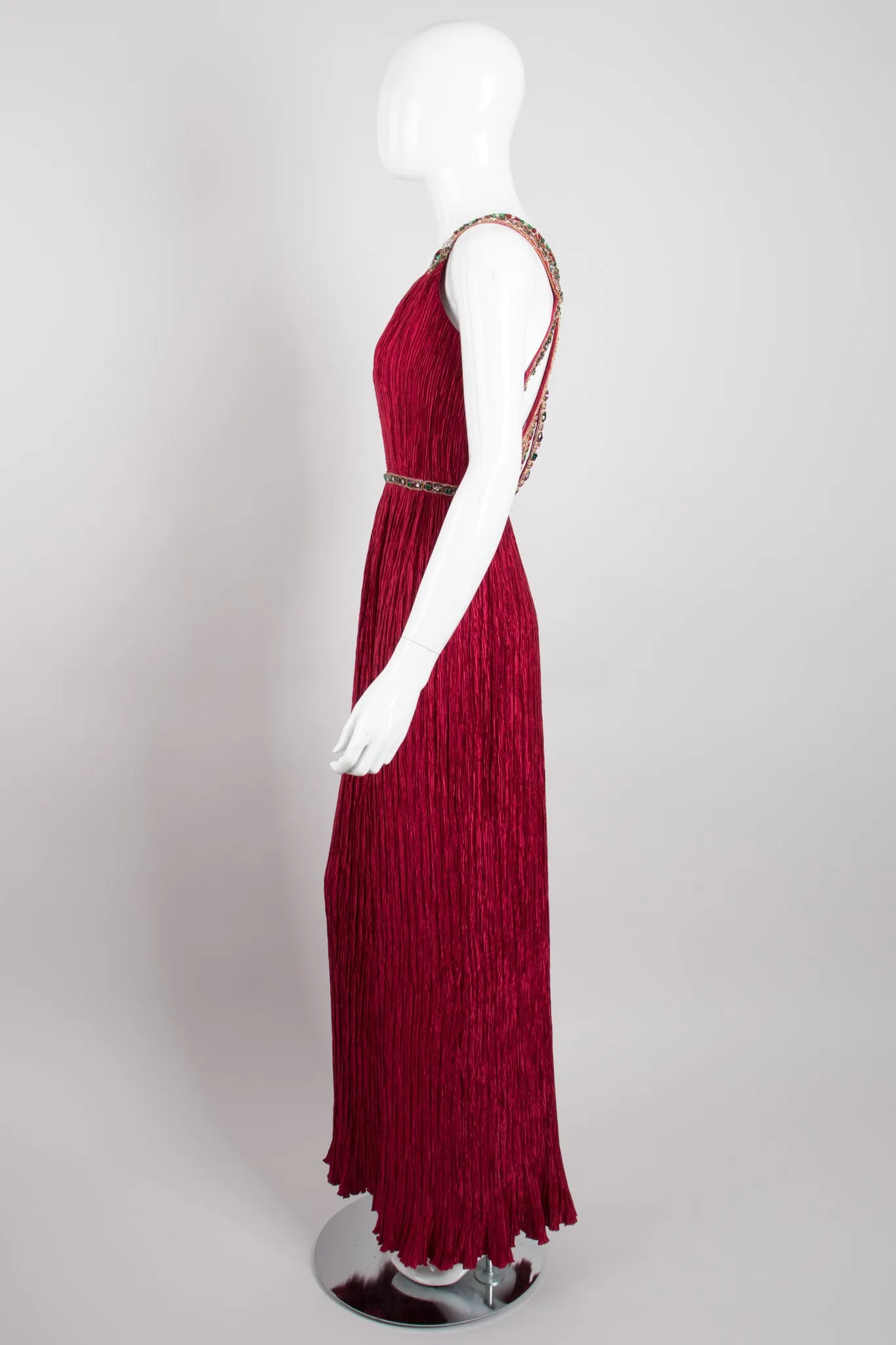 Jeweled Back Dress