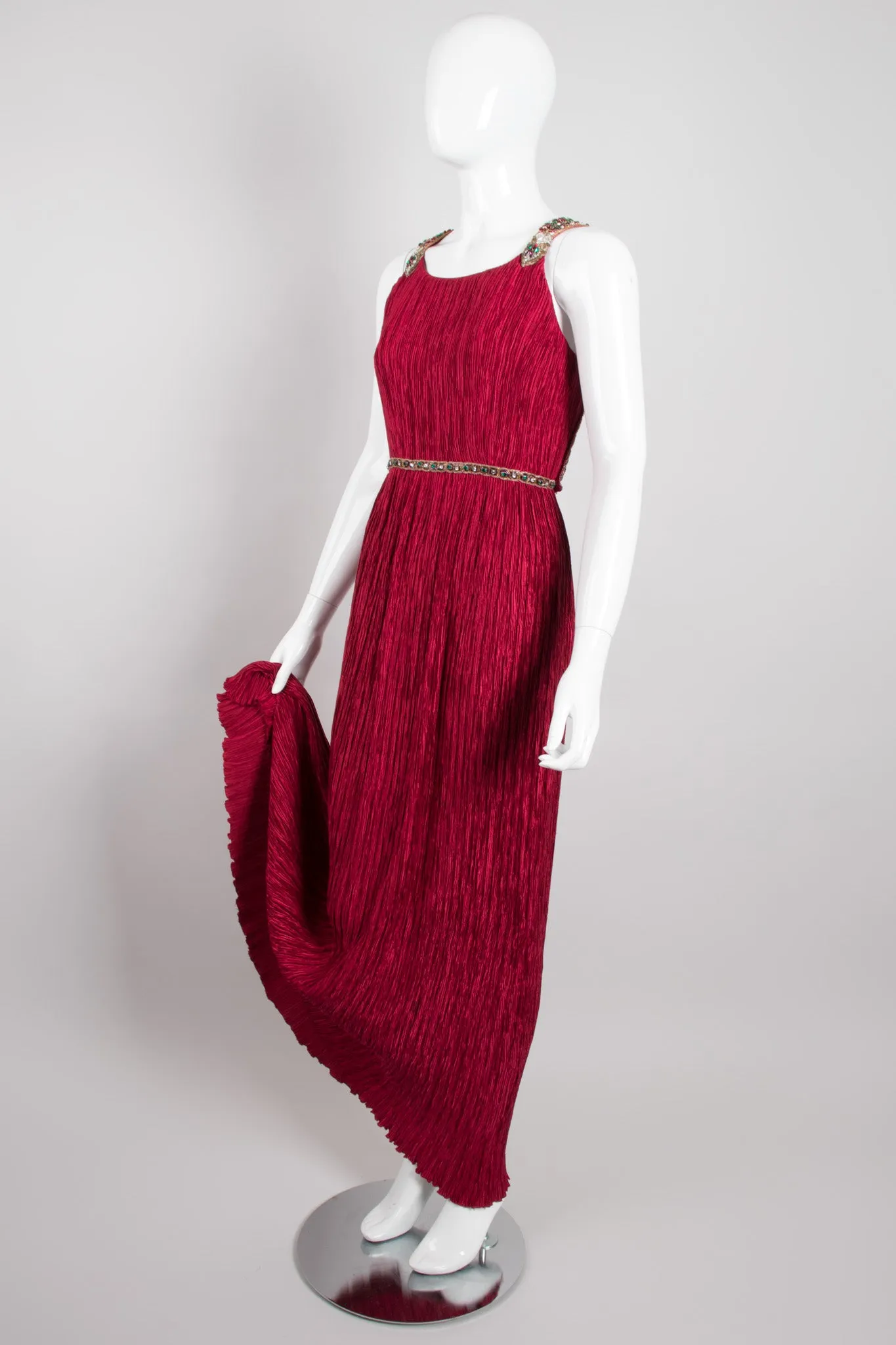 Jeweled Back Dress