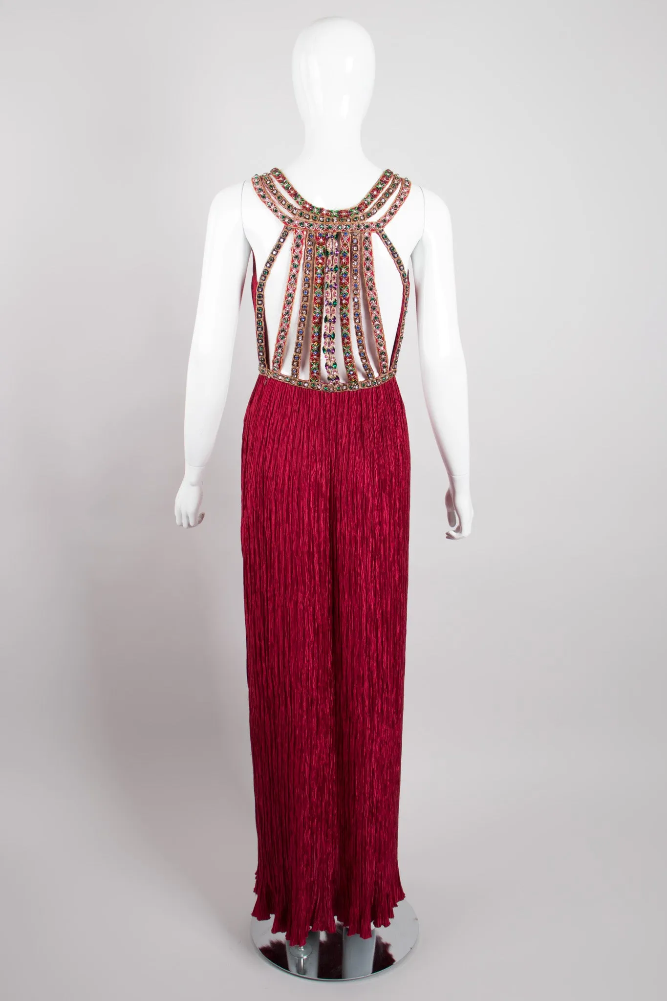 Jeweled Back Dress