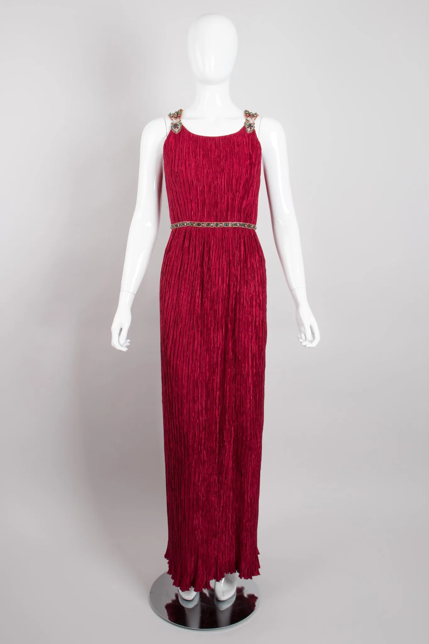Jeweled Back Dress