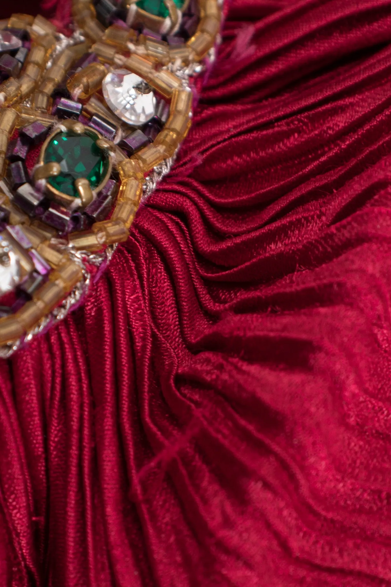 Jeweled Back Dress