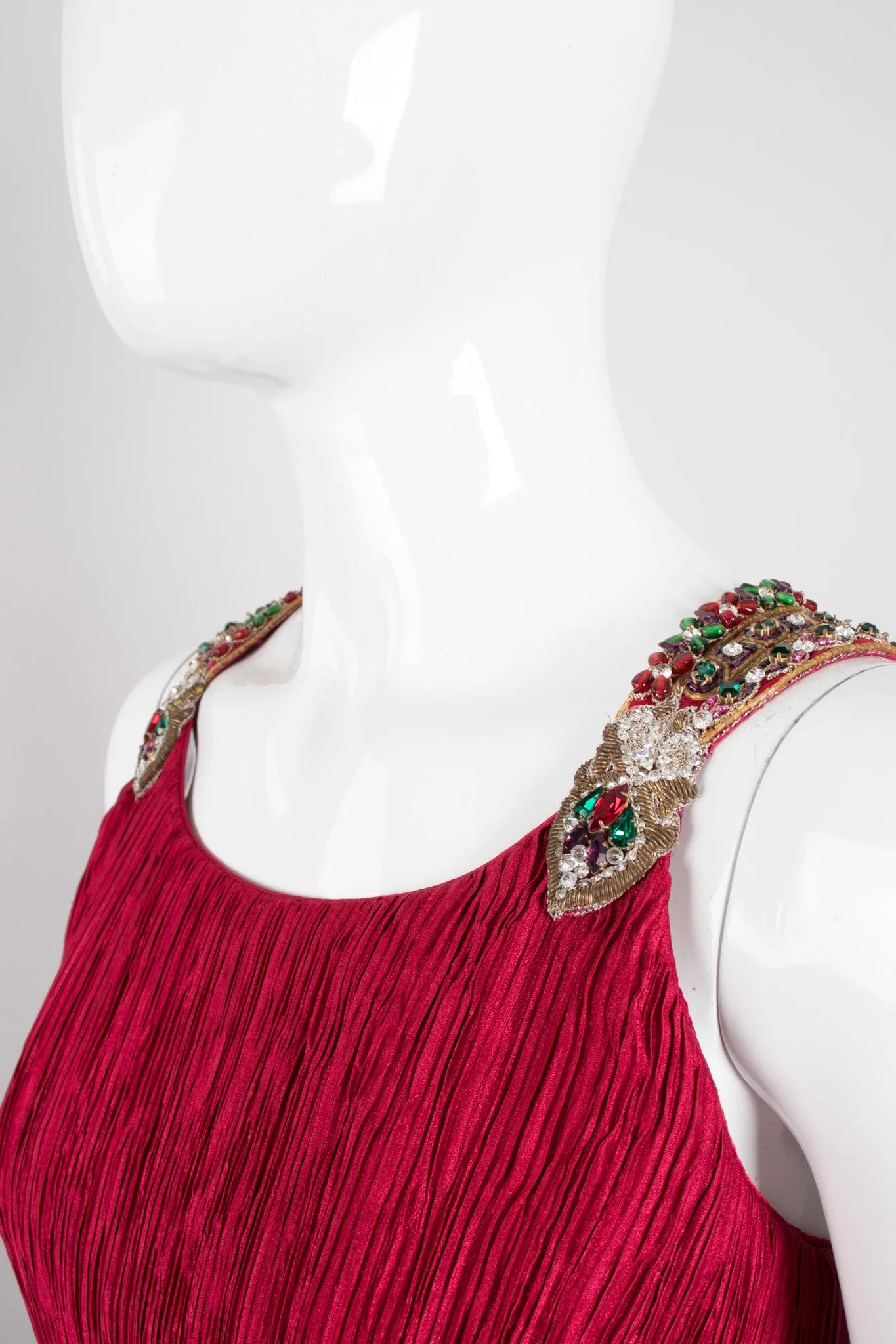 Jeweled Back Dress