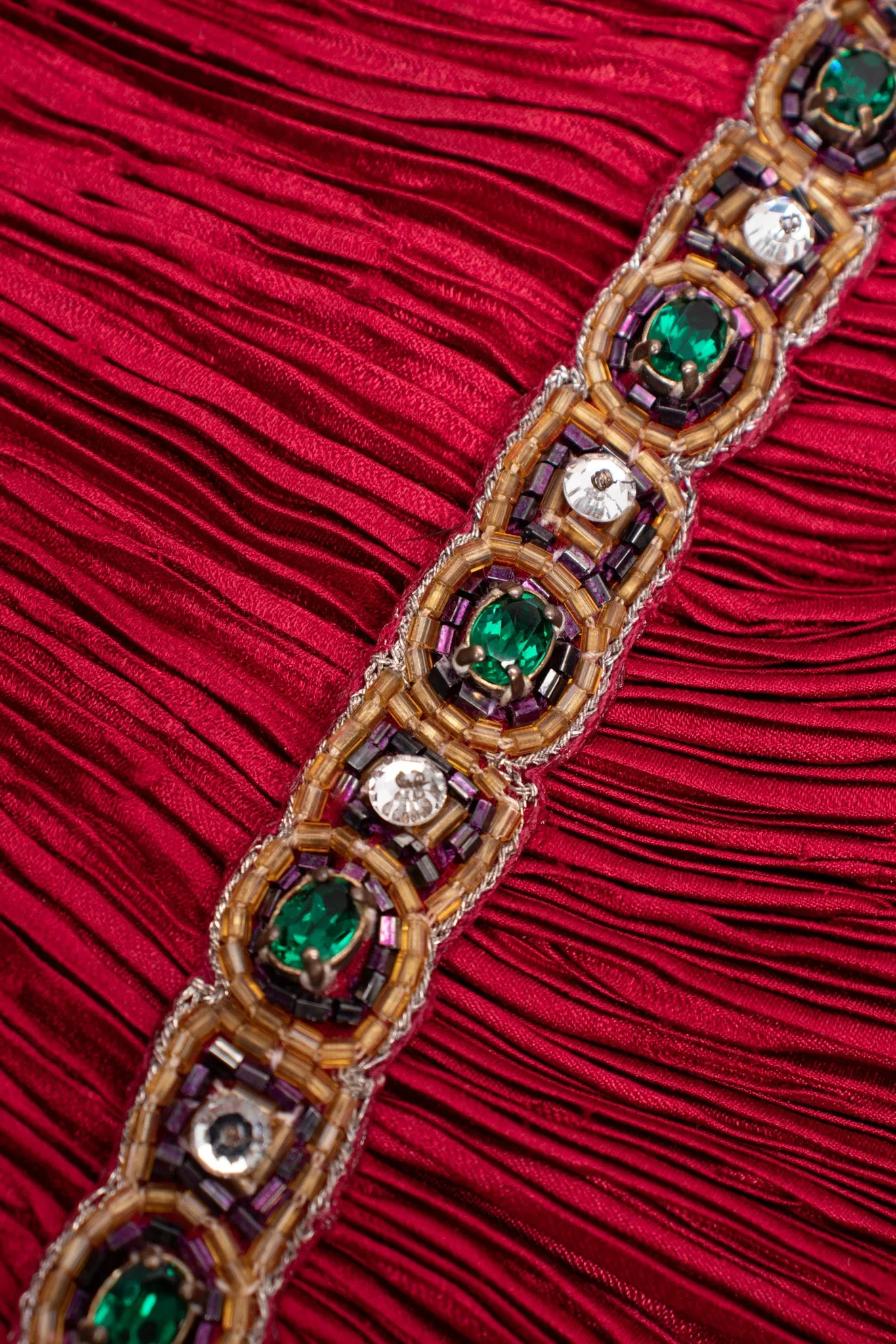 Jeweled Back Dress