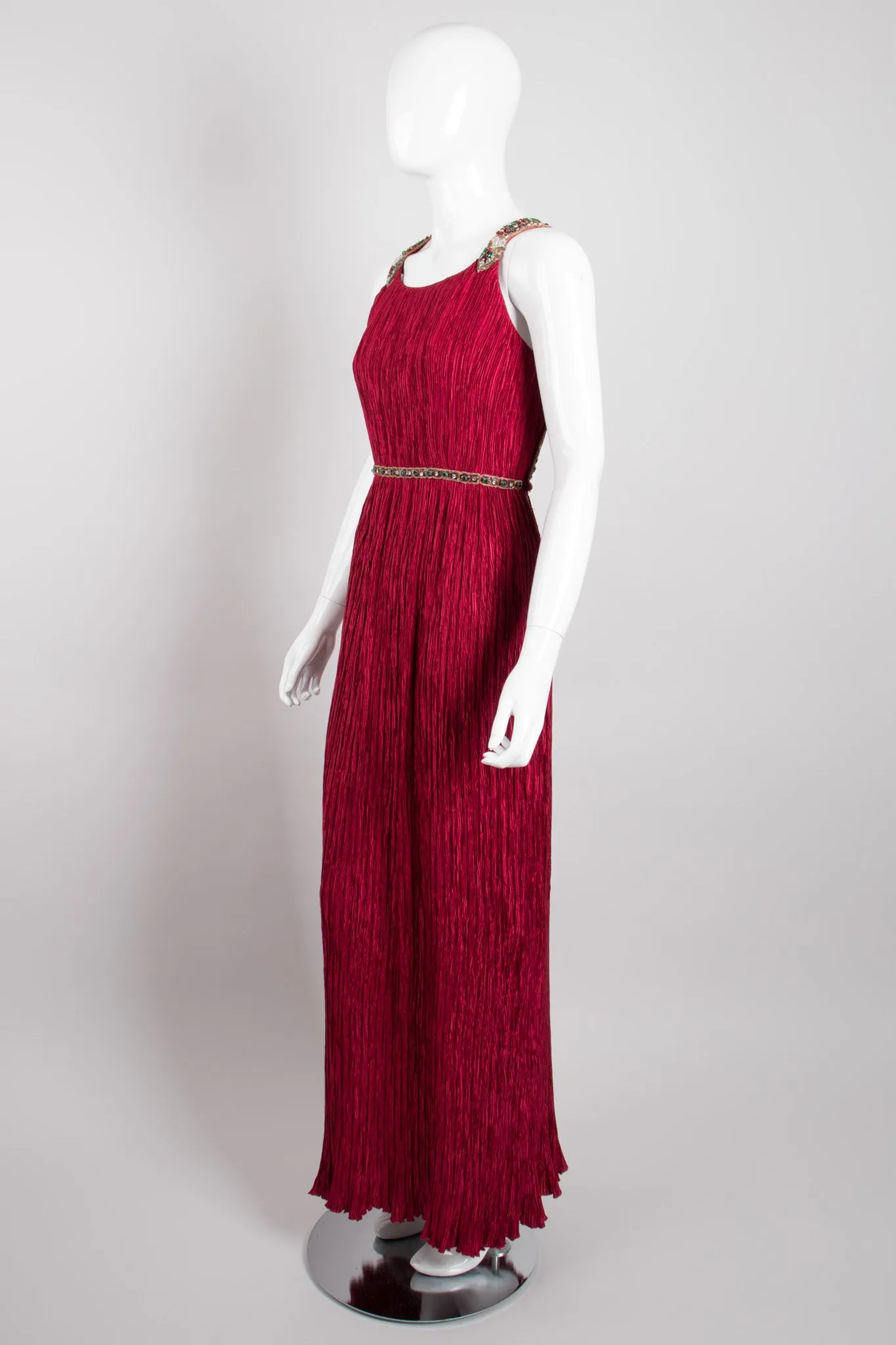 Jeweled Back Dress