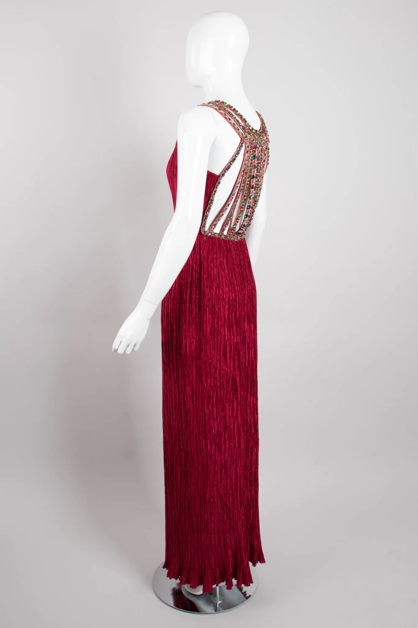 Jeweled Back Dress