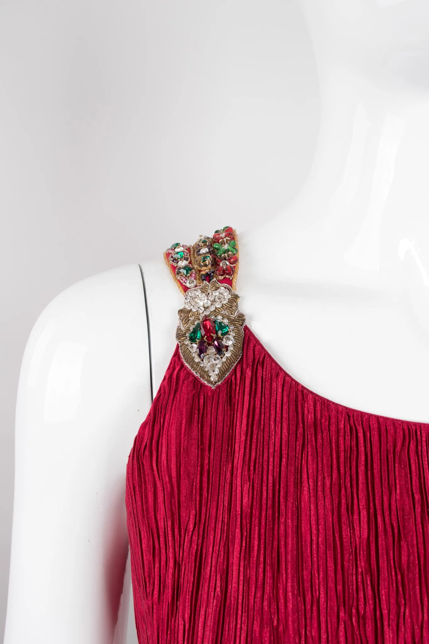 Jeweled Back Dress