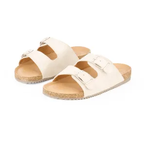 Jorain Beige Suede Comfort Slipons