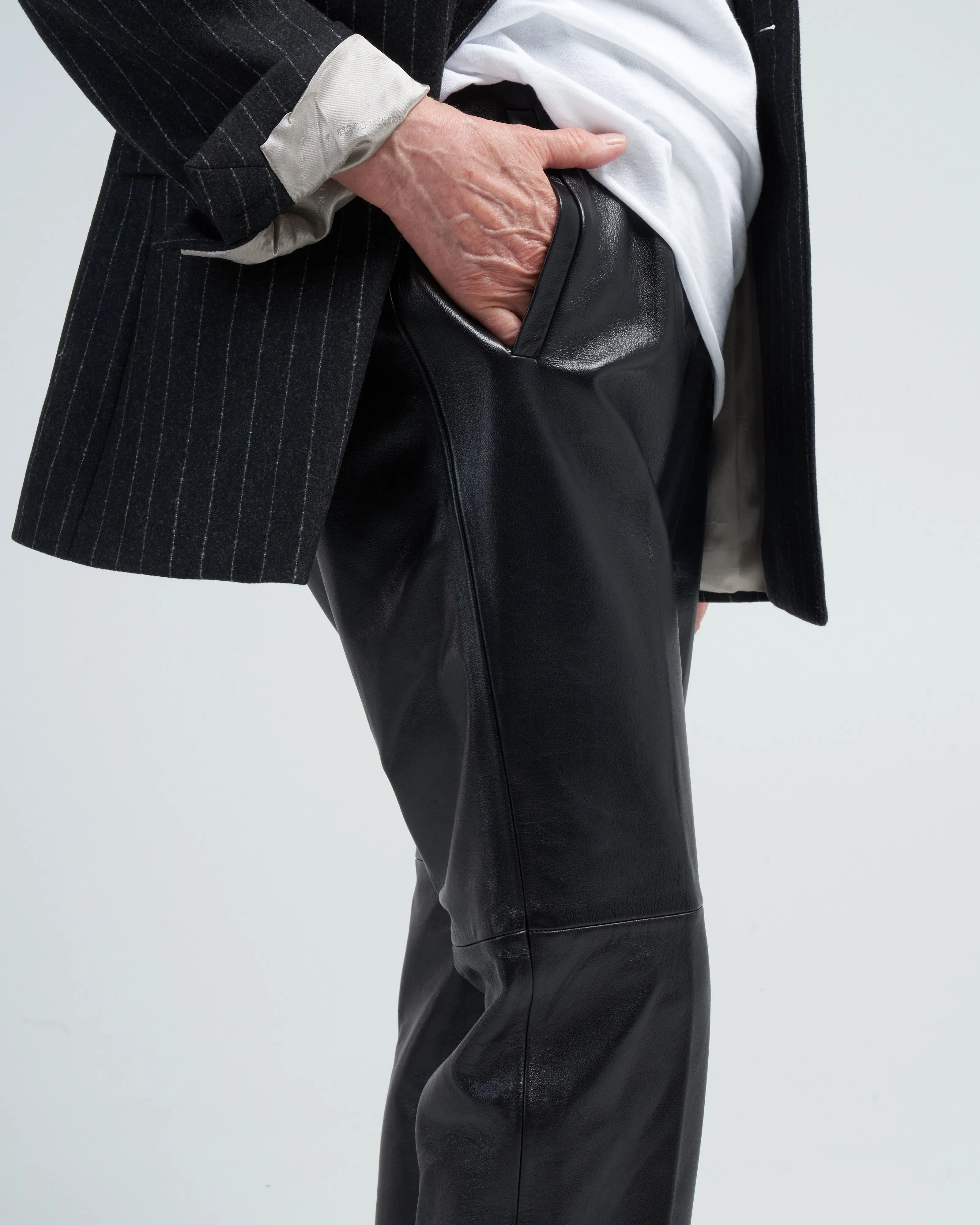 journey jogging pant nappa - black