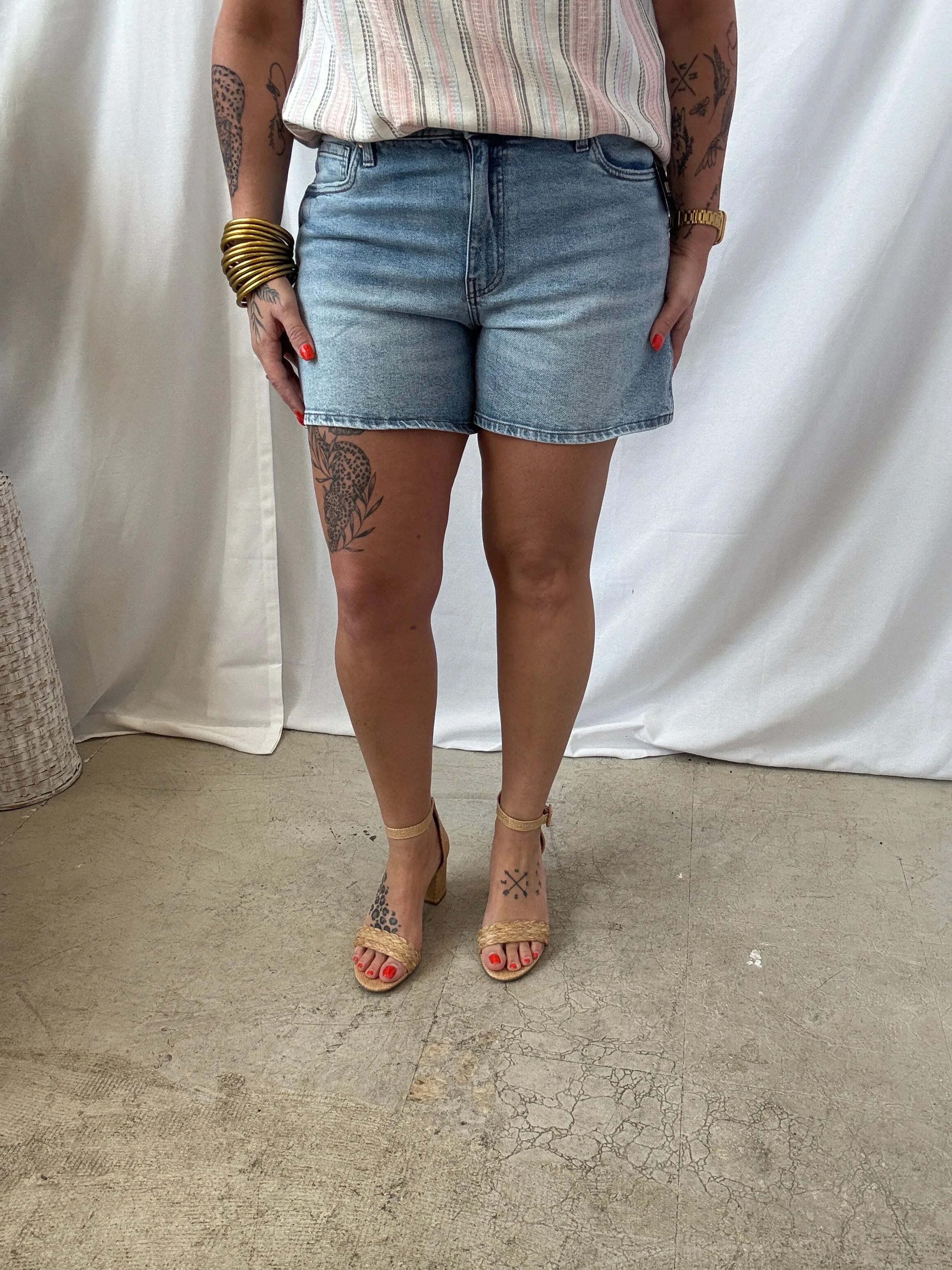 KUT Jane High Rise Long Short-Peaceful