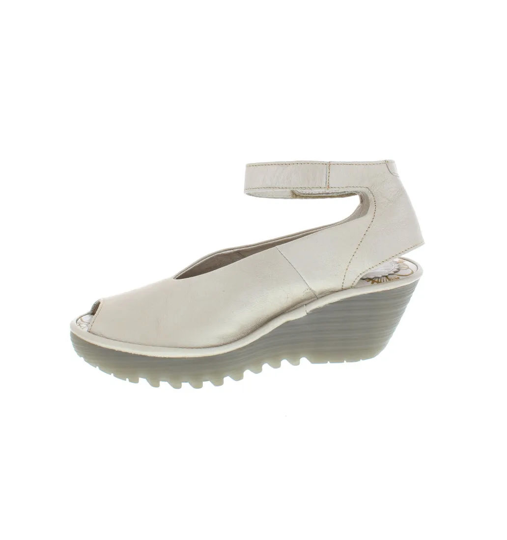 LA WEDGE OPEN TOE/BACK ANKLE STRP SDL