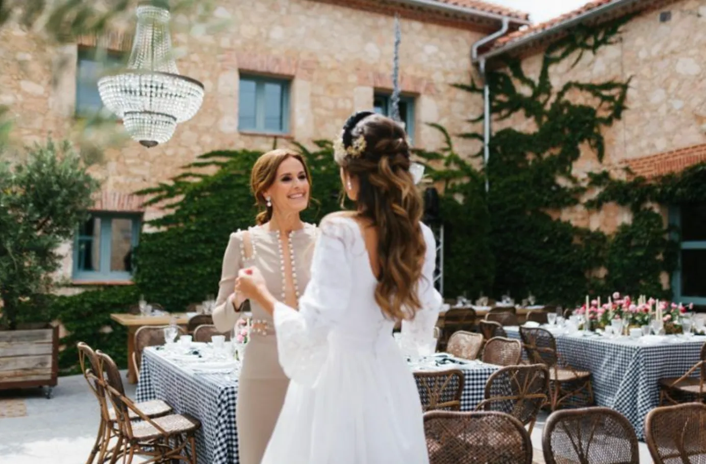Lace Wedding Dresses,dresses， Rustic Wedding Dress,3/4 Sleeves Lace  bridal gown,  Lantern sleeve wedding dress