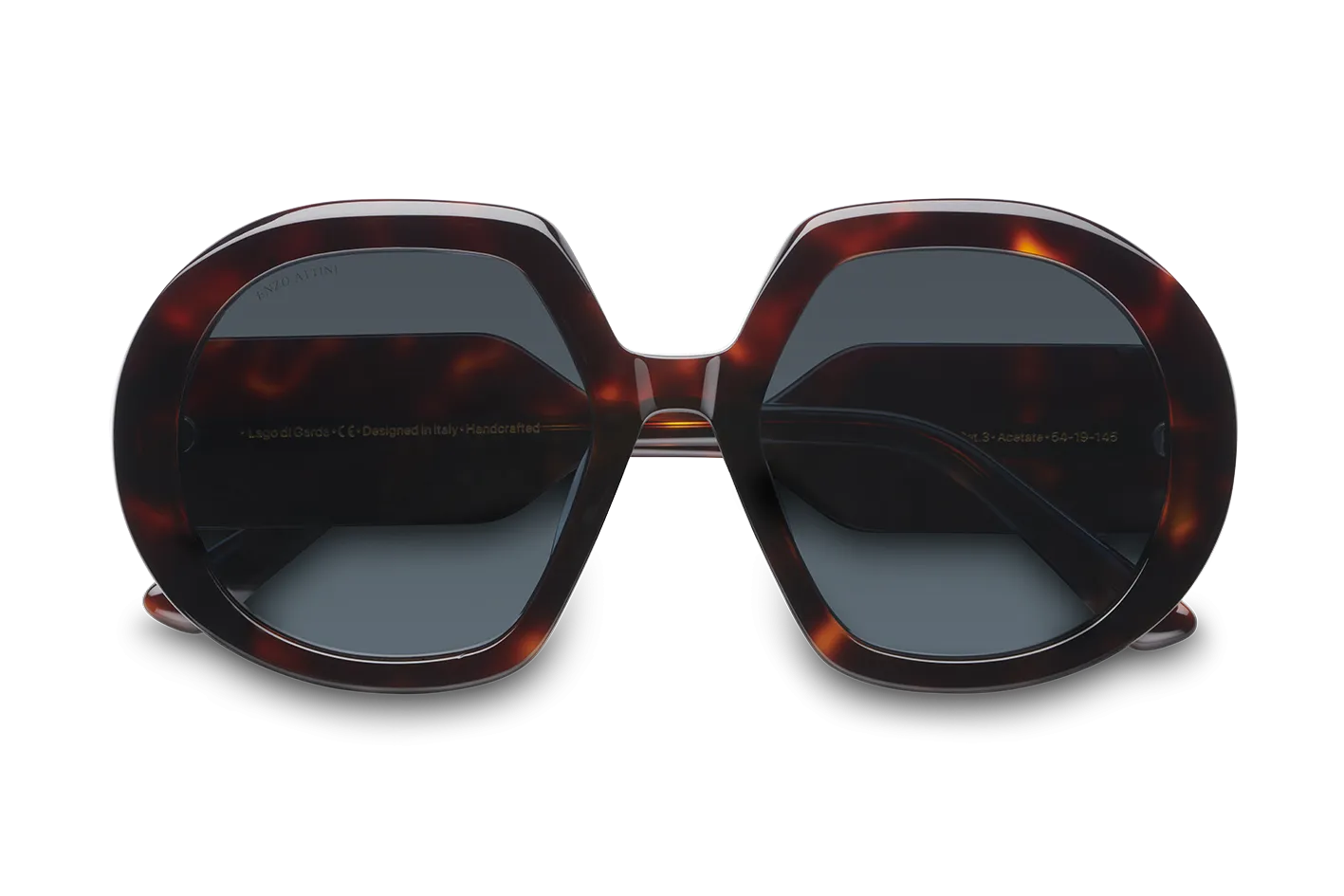 Lago di Garda / Tortoise Red   Black Lens.